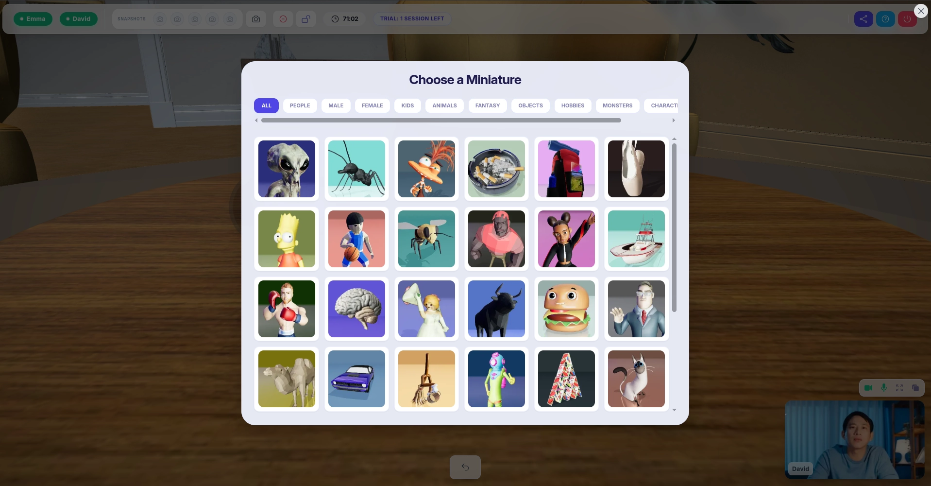 MiniaturZ - Real-Time 3D Therapy Interface